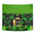 Happy St Patricks Day Tapestry La Fheile Padraig Shamrock Style