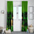 Happy St Patricks Day Window Curtain La Fheile Padraig Shamrock Style - Wonder Print Shop