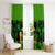 Happy St Patricks Day Window Curtain La Fheile Padraig Shamrock Style - Wonder Print Shop