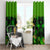 Happy St Patricks Day Window Curtain La Fheile Padraig Shamrock Style - Wonder Print Shop