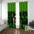 Happy St Patricks Day Window Curtain La Fheile Padraig Shamrock Style - Wonder Print Shop