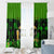 Happy St Patricks Day Window Curtain La Fheile Padraig Shamrock Style - Wonder Print Shop