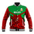 Custom Wales Rugby Baseball Jacket 2024 Six Nations Come On Cymru Mascot Sporty - Wonder Print Shop