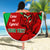 Custom Wales Rugby Beach Blanket 2024 Six Nations Come On Cymru Mascot Sporty - Wonder Print Shop