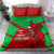 Custom Wales Rugby Bedding Set 2024 Six Nations Come On Cymru Mascot Sporty - Wonder Print Shop