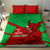 Custom Wales Rugby Bedding Set 2024 Six Nations Come On Cymru Mascot Sporty - Wonder Print Shop