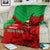 Custom Wales Rugby Blanket 2024 Six Nations Come On Cymru Mascot Sporty