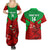 Custom Wales Rugby Couples Matching Summer Maxi Dress and Hawaiian Shirt 2024 Six Nations Come On Cymru Mascot Sporty - Wonder Print Shop