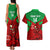 Custom Wales Rugby Couples Matching Tank Maxi Dress and Hawaiian Shirt 2024 Six Nations Come On Cymru Mascot Sporty - Wonder Print Shop