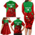 Custom Wales Rugby Family Matching Long Sleeve Bodycon Dress and Hawaiian Shirt 2024 Six Nations Come On Cymru Mascot Sporty - Wonder Print Shop