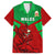 Custom Wales Rugby Family Matching Long Sleeve Bodycon Dress and Hawaiian Shirt 2024 Six Nations Come On Cymru Mascot Sporty - Wonder Print Shop