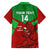 Custom Wales Rugby Family Matching Long Sleeve Bodycon Dress and Hawaiian Shirt 2024 Six Nations Come On Cymru Mascot Sporty - Wonder Print Shop