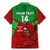 Custom Wales Rugby Family Matching Mermaid Dress and Hawaiian Shirt 2024 Six Nations Come On Cymru Mascot Sporty - Wonder Print Shop