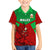 Custom Wales Rugby Family Matching Off Shoulder Long Sleeve Dress and Hawaiian Shirt 2024 Six Nations Come On Cymru Mascot Sporty - Wonder Print Shop