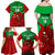 Custom Wales Rugby Family Matching Off Shoulder Maxi Dress and Hawaiian Shirt 2024 Six Nations Come On Cymru Mascot Sporty - Wonder Print Shop