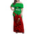 Custom Wales Rugby Family Matching Off Shoulder Maxi Dress and Hawaiian Shirt 2024 Six Nations Come On Cymru Mascot Sporty - Wonder Print Shop