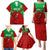 Custom Wales Rugby Family Matching Puletasi and Hawaiian Shirt 2024 Six Nations Come On Cymru Mascot Sporty - Wonder Print Shop