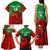 Custom Wales Rugby Family Matching Tank Maxi Dress and Hawaiian Shirt 2024 Six Nations Come On Cymru Mascot Sporty - Wonder Print Shop