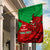 Custom Wales Rugby Garden Flag 2024 Six Nations Come On Cymru Mascot Sporty - Wonder Print Shop