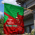 Custom Wales Rugby Garden Flag 2024 Six Nations Come On Cymru Mascot Sporty - Wonder Print Shop