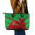 Custom Wales Rugby Leather Tote Bag 2024 Six Nations Come On Cymru Mascot Sporty - Wonder Print Shop