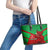 Custom Wales Rugby Leather Tote Bag 2024 Six Nations Come On Cymru Mascot Sporty - Wonder Print Shop