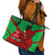 Custom Wales Rugby Leather Tote Bag 2024 Six Nations Come On Cymru Mascot Sporty - Wonder Print Shop