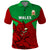 Custom Wales Rugby Polo Shirt 2024 Six Nations Come On Cymru Mascot Sporty - Wonder Print Shop