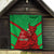 Custom Wales Rugby Quilt 2024 Six Nations Come On Cymru Mascot Sporty