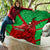 Custom Wales Rugby Quilt 2024 Six Nations Come On Cymru Mascot Sporty