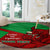 Custom Wales Rugby Round Carpet 2024 Six Nations Come On Cymru Mascot Sporty