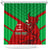 Custom Wales Rugby Shower Curtain 2024 Six Nations Come On Cymru Mascot Sporty