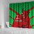 Custom Wales Rugby Shower Curtain 2024 Six Nations Come On Cymru Mascot Sporty