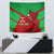 Custom Wales Rugby Tapestry 2024 Six Nations Come On Cymru Mascot Sporty