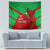 Custom Wales Rugby Tapestry 2024 Six Nations Come On Cymru Mascot Sporty