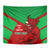 Custom Wales Rugby Tapestry 2024 Six Nations Come On Cymru Mascot Sporty