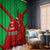 Custom Wales Rugby Window Curtain 2024 Six Nations Come On Cymru Mascot Sporty - Wonder Print Shop