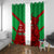 Custom Wales Rugby Window Curtain 2024 Six Nations Come On Cymru Mascot Sporty - Wonder Print Shop