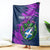 Custom Scotland Rugby Blanket 2024 Six Nations Go Scottish Thistle