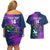 Custom Scotland Rugby Couples Matching Off Shoulder Short Dress and Hawaiian Shirt 2024 Six Nations Go Scottish Thistle - Wonder Print Shop