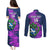 Custom Scotland Rugby Couples Matching Puletasi and Long Sleeve Button Shirt 2024 Six Nations Go Scottish Thistle - Wonder Print Shop