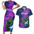 Custom Scotland Rugby Couples Matching Short Sleeve Bodycon Dress and Hawaiian Shirt 2024 Six Nations Go Scottish Thistle - Wonder Print Shop