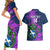 Custom Scotland Rugby Couples Matching Short Sleeve Bodycon Dress and Hawaiian Shirt 2024 Six Nations Go Scottish Thistle - Wonder Print Shop