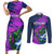 Custom Scotland Rugby Couples Matching Short Sleeve Bodycon Dress and Long Sleeve Button Shirt 2024 Six Nations Go Scottish Thistle - Wonder Print Shop