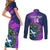 Custom Scotland Rugby Couples Matching Short Sleeve Bodycon Dress and Long Sleeve Button Shirt 2024 Six Nations Go Scottish Thistle - Wonder Print Shop