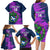 Custom Scotland Rugby Family Matching Long Sleeve Bodycon Dress and Hawaiian Shirt 2024 Six Nations Go Scottish Thistle - Wonder Print Shop