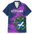 Custom Scotland Rugby Family Matching Long Sleeve Bodycon Dress and Hawaiian Shirt 2024 Six Nations Go Scottish Thistle - Wonder Print Shop