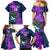 Custom Scotland Rugby Family Matching Mermaid Dress and Hawaiian Shirt 2024 Six Nations Go Scottish Thistle - Wonder Print Shop