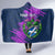 Custom Scotland Rugby Hooded Blanket 2024 Six Nations Go Scottish Thistle