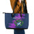 Custom Scotland Rugby Leather Tote Bag 2024 Six Nations Go Scottish Thistle - Wonder Print Shop